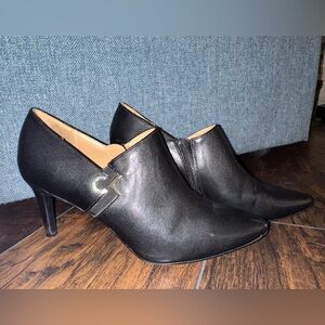 Calvin Klein Black Heeled Boots